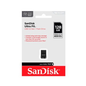 Flash SanDisk Ultra Fit USB 3.2 de 128GB