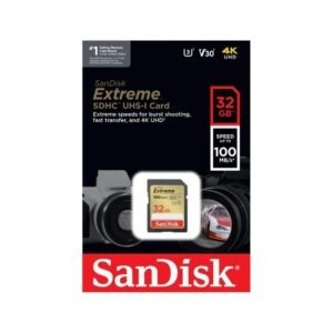 Tarjeta SanDisk Extreme SD de 32GB