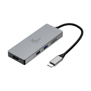 HUB USB C XTECH XTC-564 MULTIPUERTO 5 EN 1