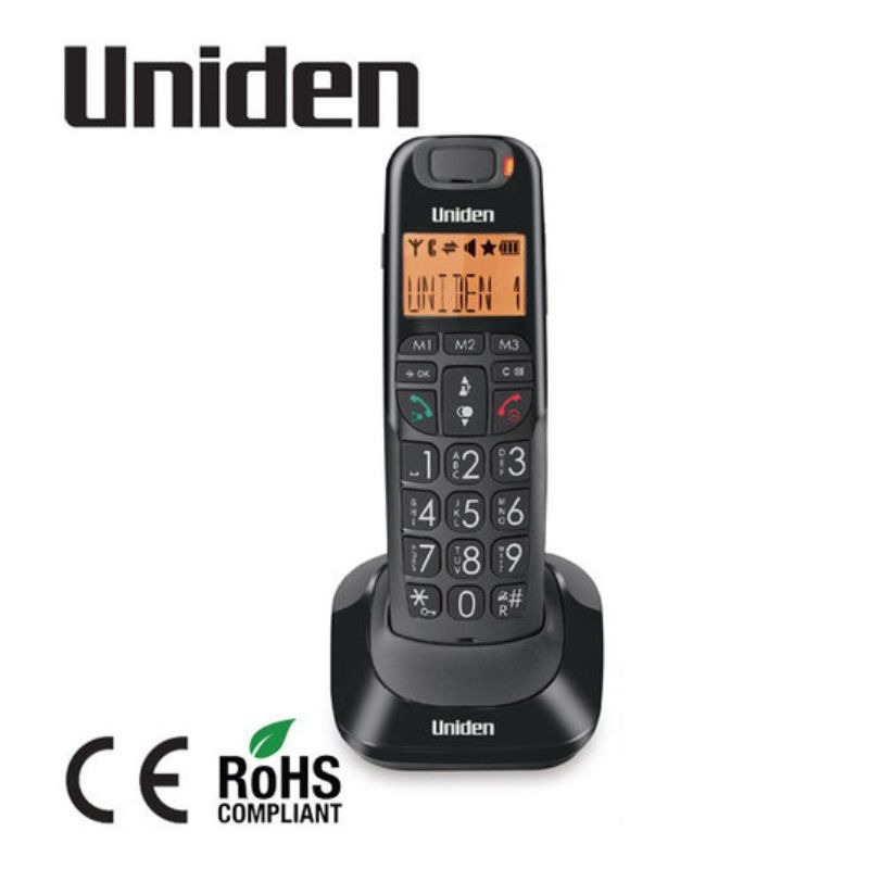 Teléfono inalámbrico Uniden AT4105BK - Imagen 2