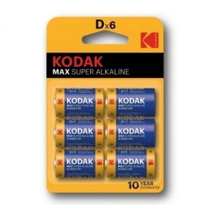 Pilas alcalinas Kodak tamaño D